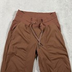 Lululemon Dance Studio Jogger Pants Womens 2 Brown Stretch Tapered Mid Rise