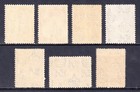 Bermuda     Scott 118 122     1938-42 Kgvi Pictorial Issue     Mnh     Scv  41