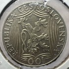 1949 Czechoslovakia Silver 100 Korun Coin Josef Stalin Commemorative Na237