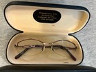 Used Prescription Eye Glasses Frames Lenses With Hard Case Set Of 3
