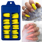 500pcs False Nail Tips Full Cover Long Stiletto Acrylic Fake Nails Art Manicure   