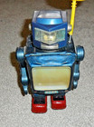 1960s Blue Radar Robot Tin Toy Japan Original S h Horikawa Tv  Lunar Space Scene