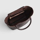 Madewell The Signature Woven Mini Tote Leather Handbag Women s Purse