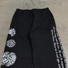 Darc Sport Wolves Sweatpants Mens Small Black 410 1000 Joggers Gym Workout