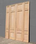Set Of 4 124  X 96  Large French belgian Antique 4 Panel Stripped  Chateau Doors