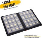 1000  Trading Card Binder For Pokemon Cards  16-pocket Sports Card Album Folder