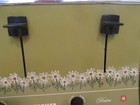 Vtg 70 s Toastmaster Hostess Toaster  D105 Avocado Green  daisy Flower Rare Htf 