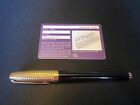 S t Dupont Olympio Duo Black Lacquer   Pink Gold Medium Fountain Pen 18k