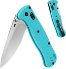 Flissa 4 5  Folding Pocket Knife-bluelightweight Edc Pocket Knife W axis Lock