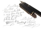 Pilot Falcon Soft Extra Fine Sef Fountain Pen Black Resin Gold Trim Excellent