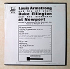 Louis Armstrong Duke Ellington At Newport Vinyl Lp Live Jazz 1956 Concert Shrink