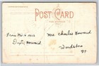 1921 New Baby Boy Birth Announcement Postcard Stork Clyde Howard Wardsboro Vt
