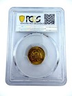 1905 Peruvian 1 2 Libra Gold Coin Rozf Pcgs Genuine   Cleaned-au Detail 