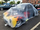 2 Pack - Clear Plastic Reuseable Car Cover -  12  X 20 