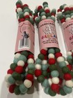 4 X P Trader Joe s Handcrafted Mini Felted Wool Christmas Garland 6 Ft Each