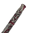 Krone Architectus Gothic Sterling Silver Overlay Red Rollerball Pen
