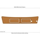 1984-1989 Sea Ray 340 Express Faux Teak Marine Mat Floor