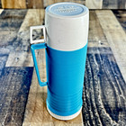 Vintage 1960s Thermos Model 2202 King Seeley Blue White Pint Size Complete Ex