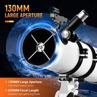 650130 Reflector Astronomical Telescope 130x For Moon Watching W  Stargazing App