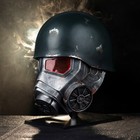 Game Fallout 4 Ncr Veteran Ranger Helmet Cosplay Prop Led Light Resin Replicas