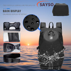Motorcycle Helmet Backpack Large Capacity Waterproof Lightweight Storage Bag 