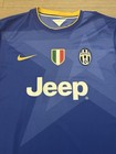 Nike Juventus Jersey 2014 2015 Away Soccer Football Shirt Maglia Blue Mens Sz L