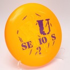 Vintage 1975 Wham-o R U Serious   Frisbee-disc 9  Orange