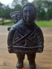 Vintage Inuit Eskimo With Baby Soapstone Sculpture Carving Unmarked Beautiful