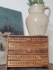 One Of A Kind Vintage Handmade Philadelphia Cream Cheese Display Box Drawers 