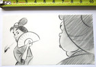 Mulan Walt Disney Original Production Storyboard Cel Drawing China Cricket