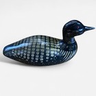 Vintage Wooden Duck Decoy Hand Carved Loon Folk Art Rustic Cabin Lodge Decor