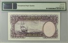 New Zealand Reserve Bank 1 Pound Nd  1960-67  P 159d Unc Pmg 65 Epq 3rd Top Pop