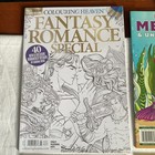 Adult Coloring Book Lot Of 4   Fantasy  Romance  Mermaids  Horses - All New Nos 