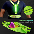 Led Reflective Light Up Safety Running Vest For Biking Walking At Night   High V