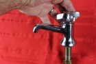 1 Vintage Chrome Cold   Hot Water Sink Faucet   Handle Kitchen Bathroom  Kohler