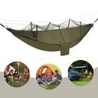 Portable Camping Hammock With Mosquito Net And Tree Straps 200kg 440 9lbs