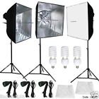 3pcs Linco Studio Softbox Studio Video Photo Lighting Photography Light Kit 