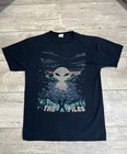 Vintage 90s The X-files Tv Show Promo T-shirt Aliens Ufos Horror Fox Sz Medium