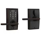 Schlage Keyless Touchscreen Century Latitude Lever Aged Bronze Fe695 Cen 716 Lat