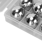 25mm Whiskey Ice Balls Wine Chilling Stones Reusable Stainless Steel Sphere  