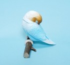 Shine G Tenori Inko Sleep Good Night Blue White Peach Faced Lovebird Figure New