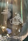 Evan Williams Bourbon Tasting Glass Etched On Front    On Back see Pics 
