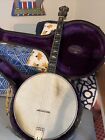 Antique Vintage Banjo George Washburn Made By Lyon And Healy  Nice Inlay