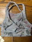 Nwt Joyfolie Mia Joy Heather Gray Floral Calin Bra Girls Sports Bra Size 2