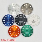 For Seiko 28 5mm Watch Dial Green Luminous Fit Nh35 Nh36 Movement Watches Faces