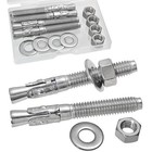 Heavy Duty 3 8 Inch Stainless Steel Concrete Anchor Bolts 5pcs Wedge Anchors New