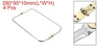 Metal Purse Frame 11 In  4 Pcs Rectangle Frame Kiss Lock  Bag Frame Hardware