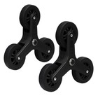 Stair Climbing Replacement Wheels For Shopping Cart   Laundry Trolley  2 Pcs 