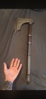 Tactical Complete Axe Hatchet Gold Head Black Metal Handle Full Tang Repro