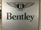 Vintage 1980 Bentley Logo Poster  Rare Print  Great Addition To Your Collection 
